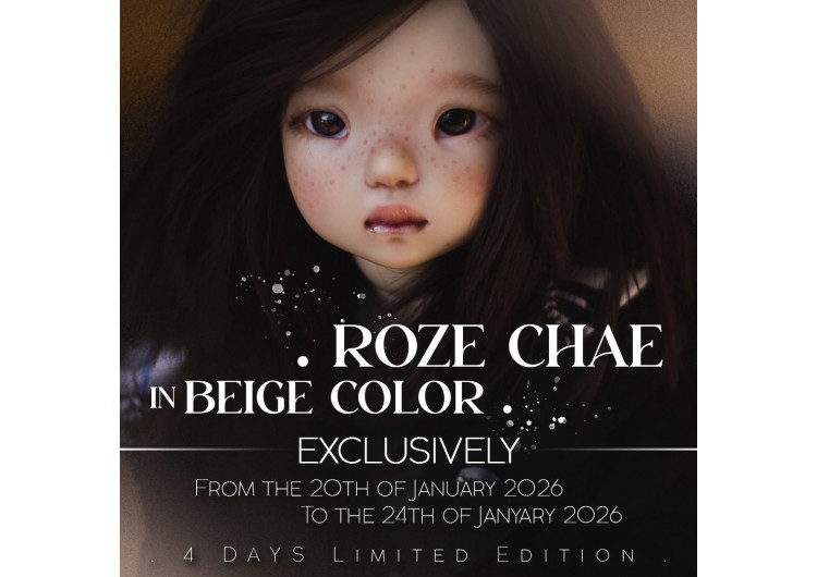 Roze Chae de couleur Beige ♡